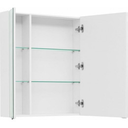 Aquanet Зеркальный шкаф Алвита New 90 белый матовый