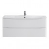 BelBagno Тумба с раковиной Acqua 120 подвесная Bianco Lucido
