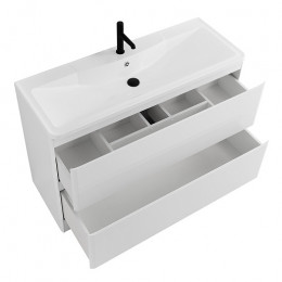 BelBagno Тумба с раковиной Albano 120 напольная Bianco Lucido