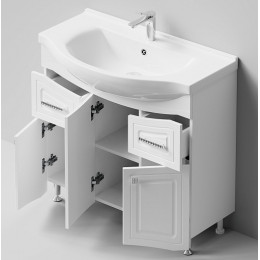 Водолей Тумба под раковину Адам 90 L белая