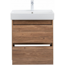 Aquanet Мебель для ванной Nova Lite 60 подвесная дуб шоколадный