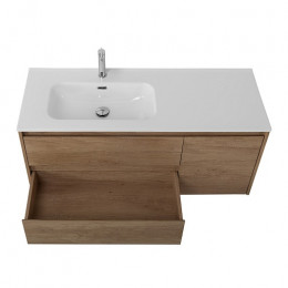 BelBagno Тумба с раковиной Kraft 120 L подвесная Rovere Nebrasca Nature