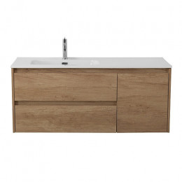 BelBagno Тумба с раковиной Kraft 120 L подвесная Rovere Nebrasca Nature