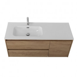 BelBagno Тумба с раковиной Kraft 120 L подвесная Rovere Nebrasca Nature