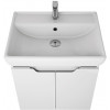 Dreja Тумба с раковиной Q (D) 60 подвесная белая