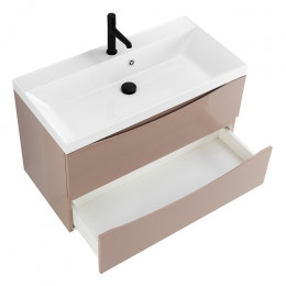 BelBagno Тумба с раковиной Marino 80 подвесная Capucino Lucido