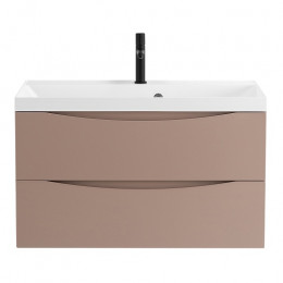 BelBagno Тумба с раковиной Marino 80 подвесная Capucino Lucido