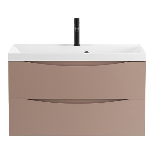 BelBagno Тумба с раковиной Marino 80 подвесная Capucino Lucido