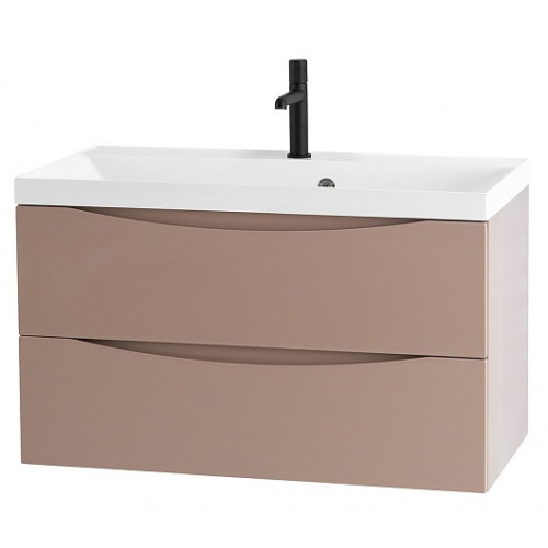 BelBagno Тумба с раковиной Marino 80 подвесная Capucino Lucido