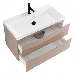BelBagno Тумба с раковиной Marino 80 подвесная Capucino Lucido