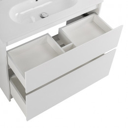 BelBagno Мебель для ванной Kraft 100 напольная Bianco Opaco с раковиной LOV-1000-LVB