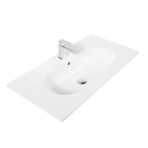 BelBagno Мебель для ванной Kraft 100 напольная Bianco Opaco с раковиной LOV-1000-LVB