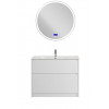 BelBagno Мебель для ванной Kraft 100 напольная Bianco Opaco с раковиной LOV-1000-LVB
