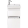 Dreja Тумба с раковиной Slim 55 подвесная белая