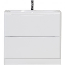 BelBagno Мебель для ванной Acqua 100 напольная Bianco Lucido