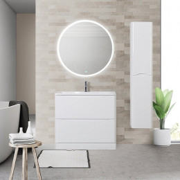 BelBagno Мебель для ванной Acqua 100 напольная Bianco Lucido