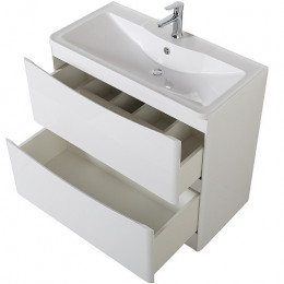 BelBagno Мебель для ванной Acqua 100 напольная Bianco Lucido