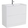 BelBagno Мебель для ванной Acqua 100 напольная Bianco Lucido