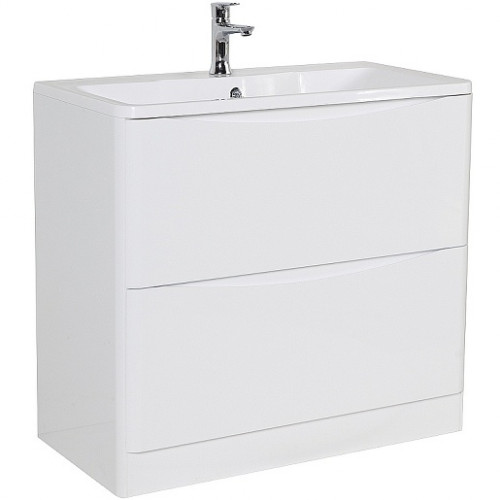 BelBagno Мебель для ванной Acqua 100 напольная Bianco Lucido