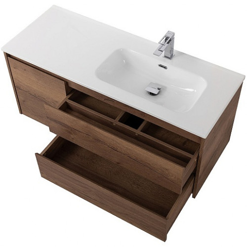BelBagno Тумба с раковиной Kraft 100 R подвесная Rovere Tabacco