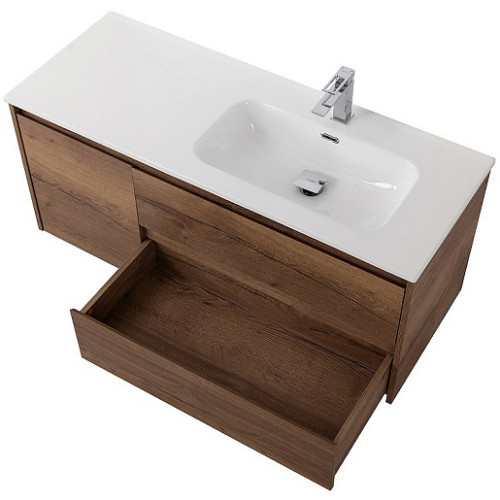 BelBagno Тумба с раковиной Kraft 100 R подвесная Rovere Tabacco
