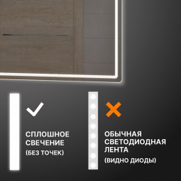 Vigo Зеркальный шкаф Geometry 600 с бесконтактным выключателем