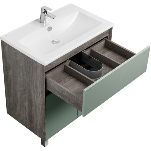 Акватон Мебель для ванной Форест 75 дуб рошелье/сумеречный голубой