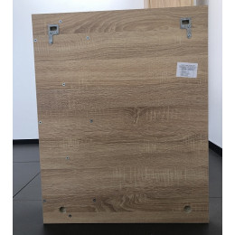 Comforty Зеркальный шкаф Тромсе 60 дуб сонома