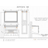 Comforty Зеркало Феррара 100 белое
