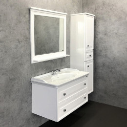 Comforty Зеркало Феррара 100 белое
