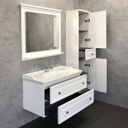 Comforty Зеркало Феррара 100 белое
