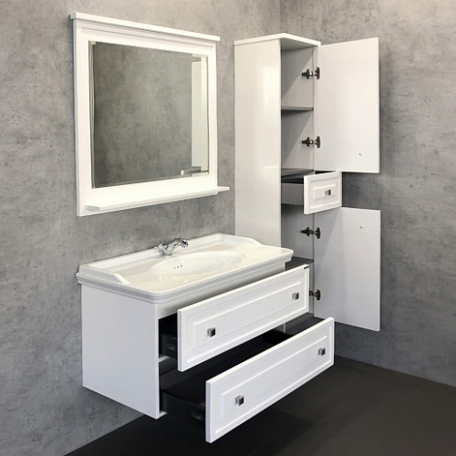 Comforty Зеркало Феррара 100 белое
