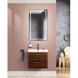 BelBagno Тумба с раковиной Due 60 подвесная Noce