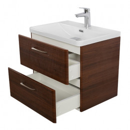 BelBagno Тумба с раковиной Due 60 подвесная Noce