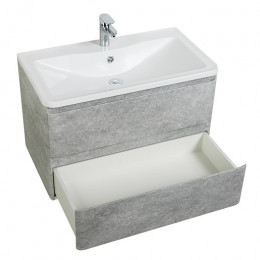 BelBagno Тумба с раковиной Albano 100 подвесная Cemento Verona Grigio