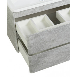 BelBagno Тумба с раковиной Albano 100 подвесная Cemento Verona Grigio