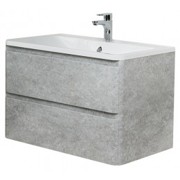 BelBagno Тумба с раковиной Albano 100 подвесная Cemento Verona Grigio