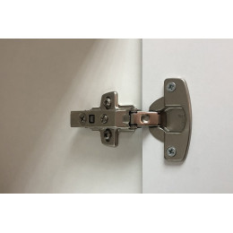 Comforty Зеркальный шкаф Сорренто 90 светло-серое матовое