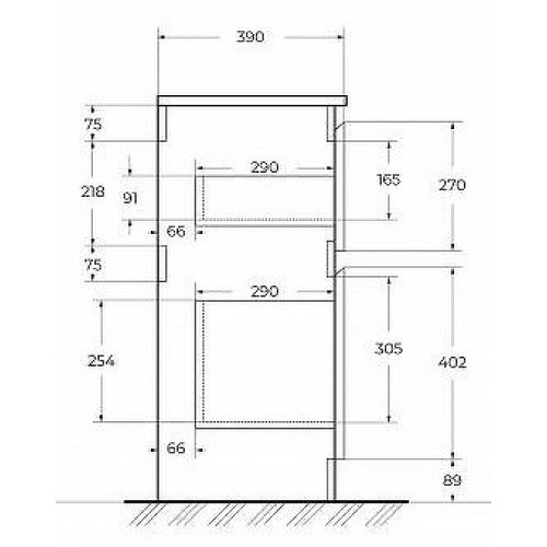 BelBagno Мебель для ванной Kraft 39 80 напольная Rovere Tabacco
