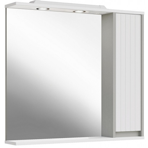 ASB-Mebel Зеркальный шкаф Мирано 85 R слоновая кость