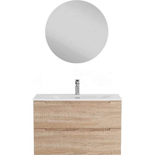 BelBagno Тумба с раковиной Etna 90 подвесная Rovere Bianco с раковиной BB-8099-90