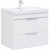 Aquanet Мебель для ванной Ирис New 70 2 ящика подвесная белая глянцевая