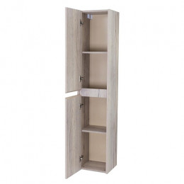 BelBagno Пенал для ванной Kraft 33/160 L Rovere Galifax Bianco