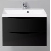 BelBagno Тумба для умывальника MARINO 700 Nero Lucido