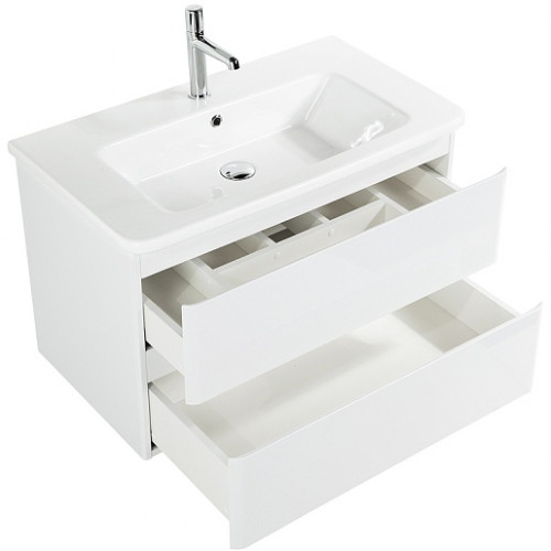 BelBagno Тумба с раковиной Albano-Cer 105 подвесная Bianco Lucido