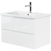BelBagno Тумба с раковиной Albano-Cer 105 подвесная Bianco Lucido