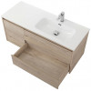BelBagno Тумба с раковиной Kraft 120 R подвесная Rovere Galifax Bianco