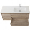 BelBagno Тумба с раковиной Kraft 120 R подвесная Rovere Galifax Bianco