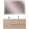 BelBagno Тумба с раковиной Kraft 120 R подвесная Rovere Galifax Bianco