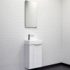 Comforty Тумба с раковиной Асти 40 9140 подвесная белая